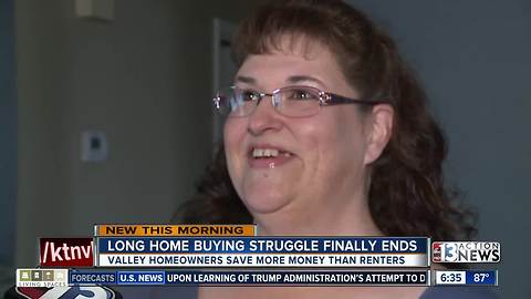 Home-buying struggle ends for Las Vegas woman