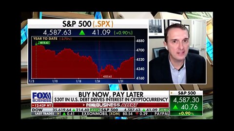 Jim Bianco joins Fox Business to discuss the Federal Reserve, Earnings Reports & Blockchain Adoption