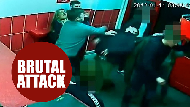 CCTV shows brutal attack which landed two thugs in jail