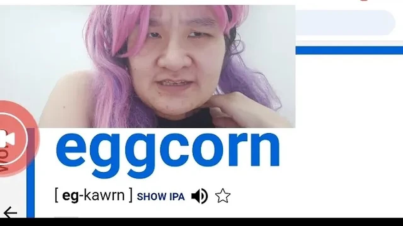 WORD OF THE DAY 18 SEPTEMBER EGGCORN