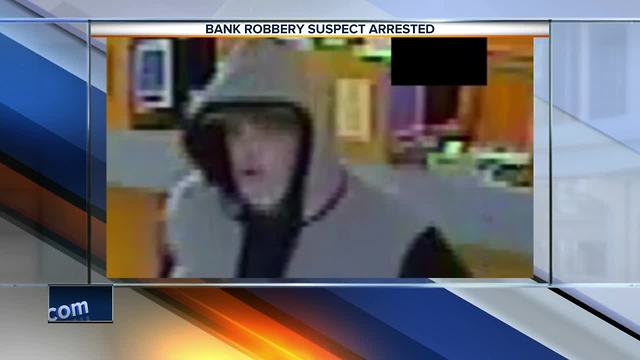 Sheboygan bank robbery suspect arrested