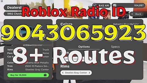 Routes Roblox Radio Codes/IDs