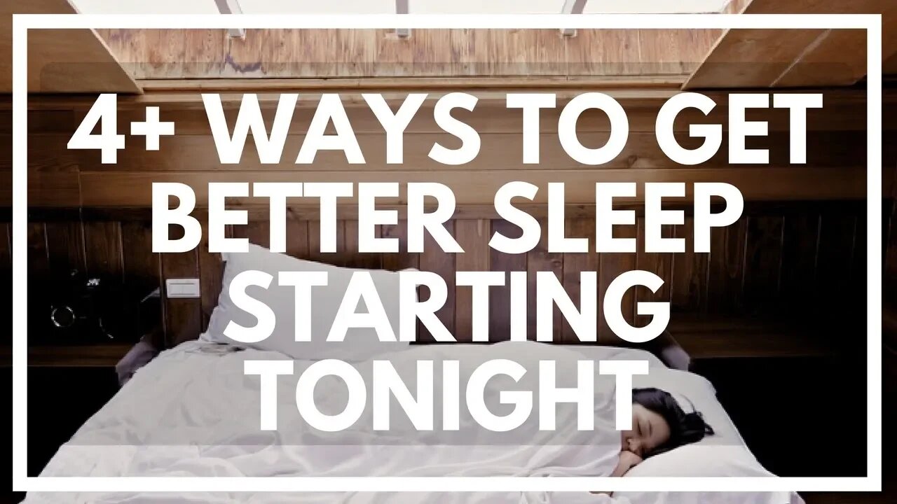 How To Get Better Sleep Naturally (Starting Tonight)