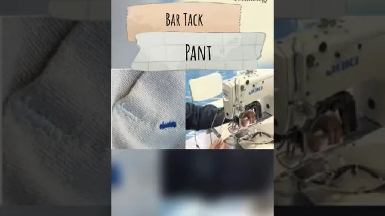 প‍্যান্টের বারটেক অপারেশন ।। Bar Tack Process in Pant