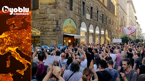 CONTRO IL GREEN PASS, DA FIRENZE PER LA LIBERTÀ