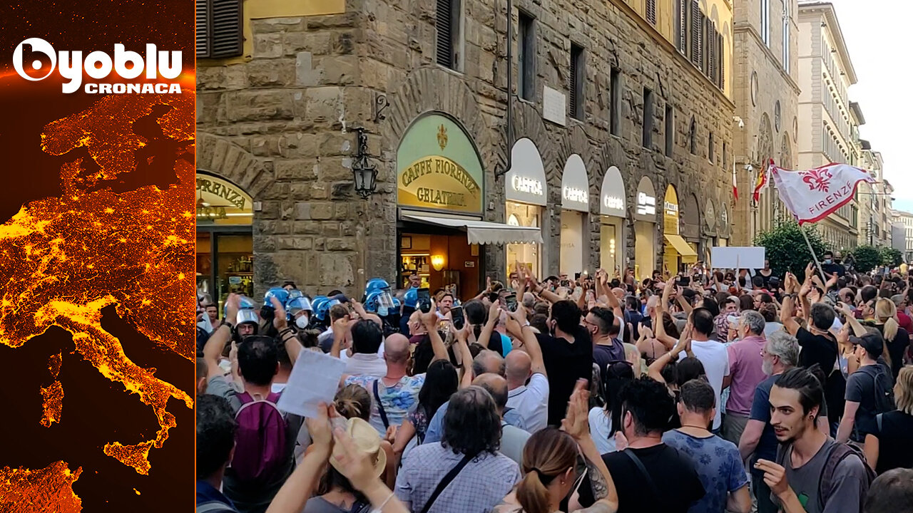 CONTRO IL GREEN PASS, DA FIRENZE PER LA LIBERTÀ