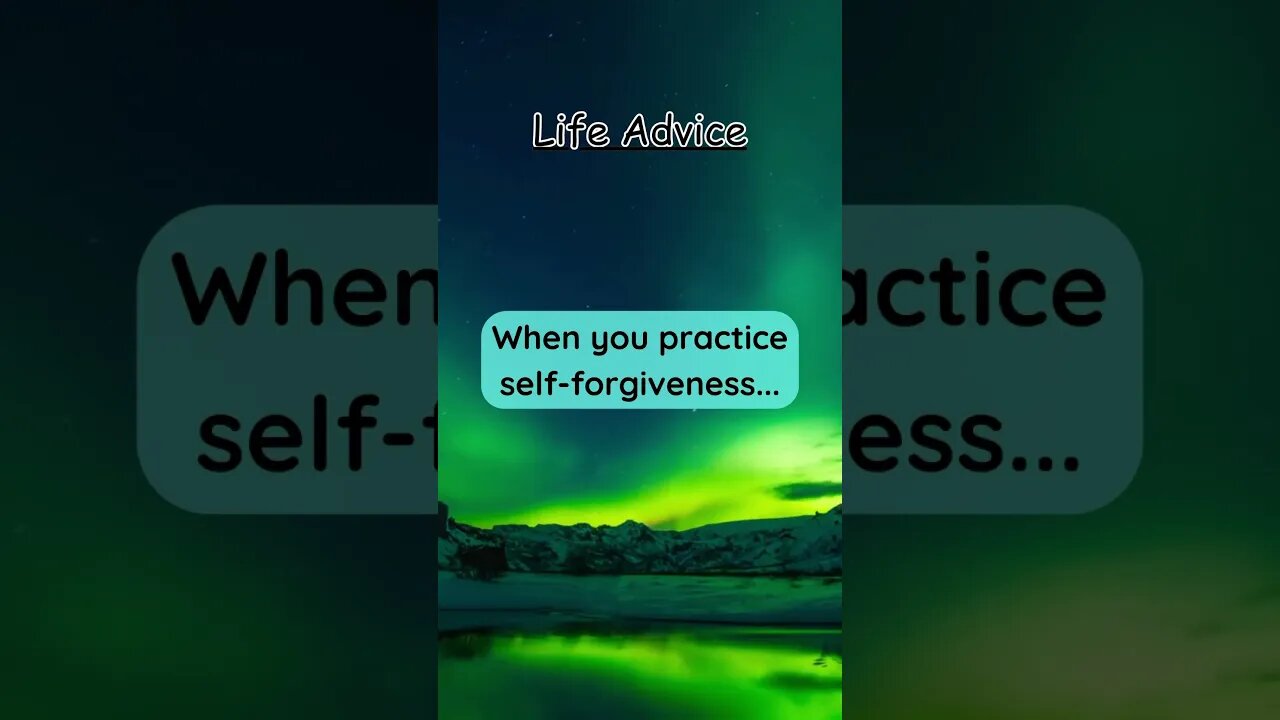 When you practice self-forgiveness… #lifeadvice #quotes #life #advice #shorrs