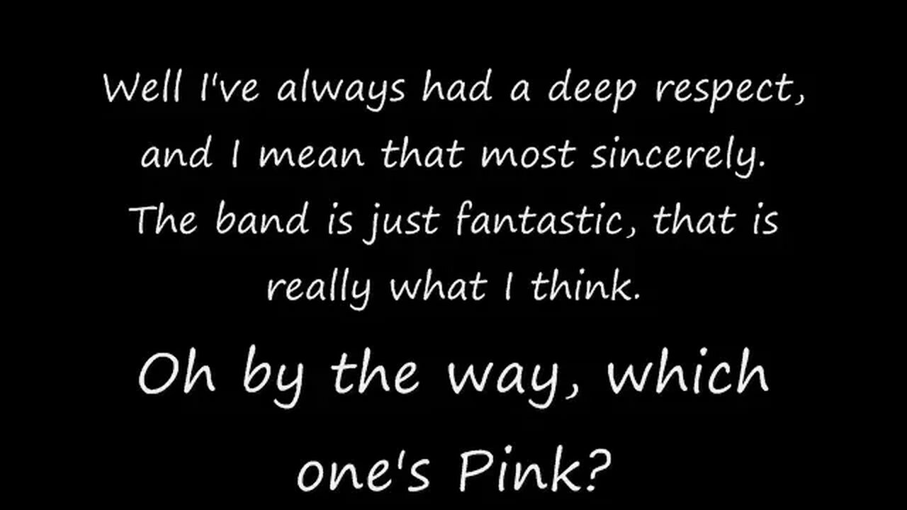 Have a Cigar by Pink Floyd with lyrics 480p