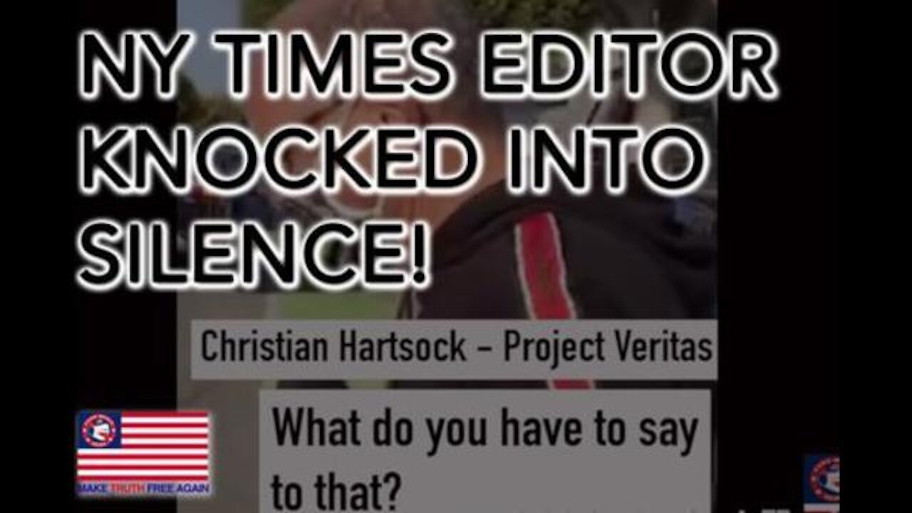 TKO Project Veritas! Eviscerates NY Times Editor Dean Baquet -- MUST SEE!