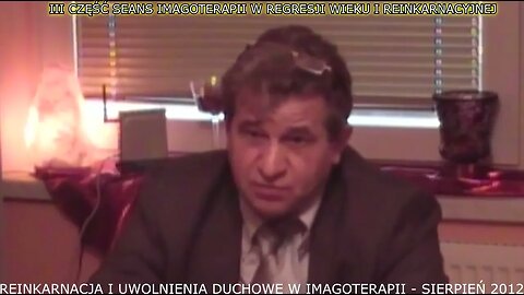 REINKARNACJA I UWOLNIENIA DUCHOWE - SEANS REGRESJI,POPRZEDNIE WCIELENIA/2012©TV IMAGO/CZĘSĆ III/