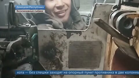 Epic footage of the storming of the AFU positions by the LPR NM fighters in the Lisichansk direction