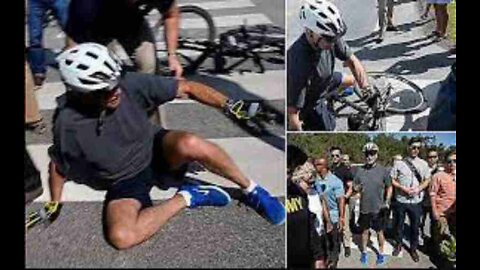 Biden, 79, Falls Off His Bike Near His Delaware Home