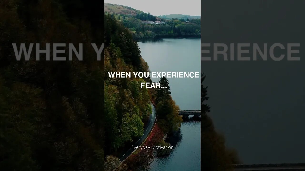 Psychology Insight - When you experience fear...