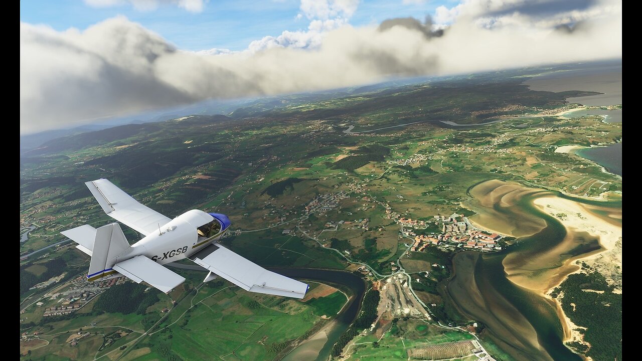 Microsoft Flight Simulator (livestream).