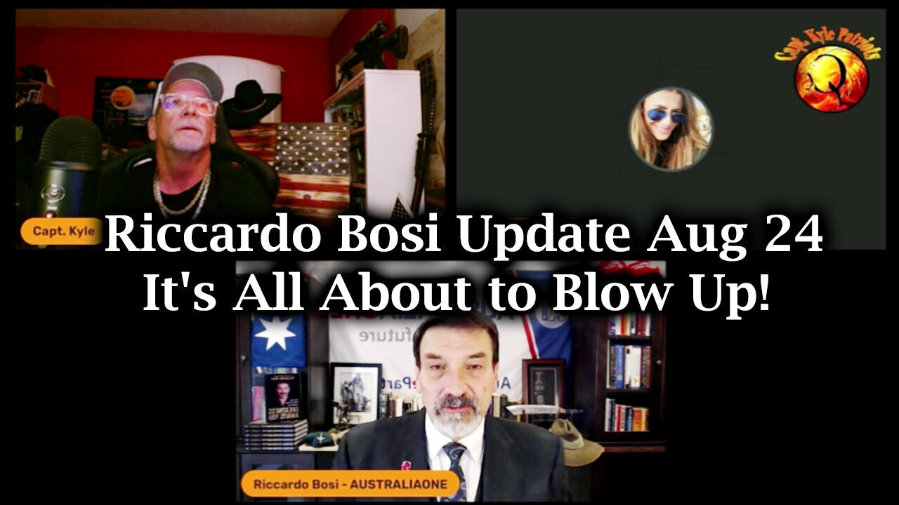 Riccardo Bosi Update - It's All About To Blow Up - August 25..