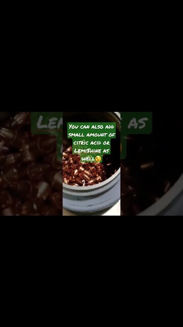 Water + Dish Soap + Citric Acid = Wet Tumblers Dream