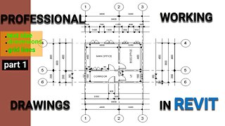 working drawings in Revit, part 1 floor plan