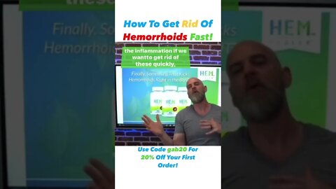 How To Get Rid Of Hemorrhoids Fast!