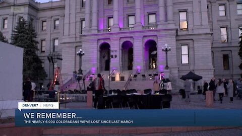 Colorado holding 'evening of remembrance' Friday to mark one year since first COVID case