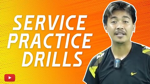 Badminton Service Practice Drills featuring Fikri fazrin - Indonesian with English Subtitles