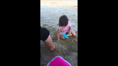 Sadie plays Sand