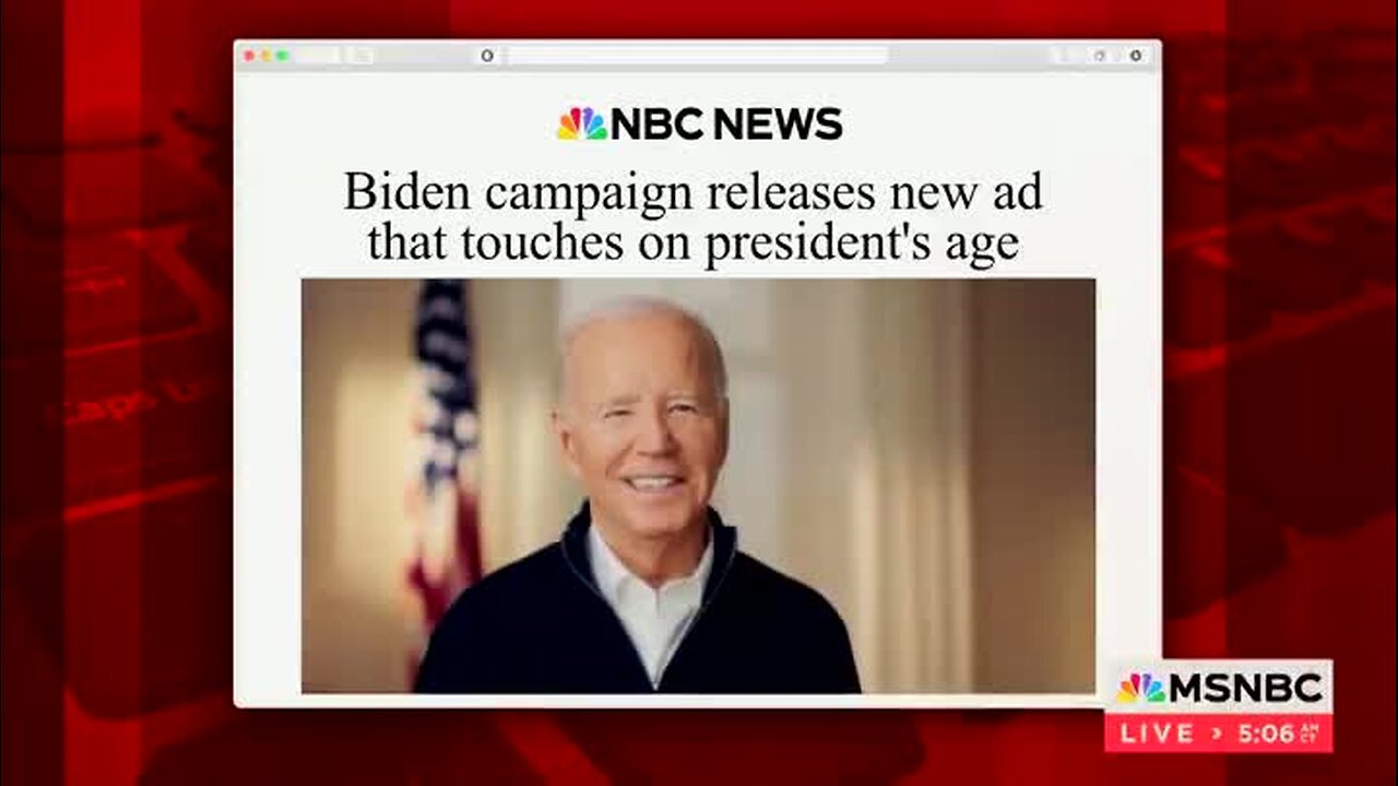 Biden Releases Political Ad Tackling His Age: I’m Not a Young Guy’