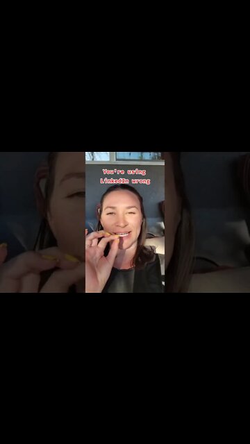 90% of LinkedIn is people sharing articles or a link to somewhere else...don't do it