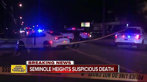 Tampa Police confirm suspicious death in Seminole Heights blocks away from recent murders