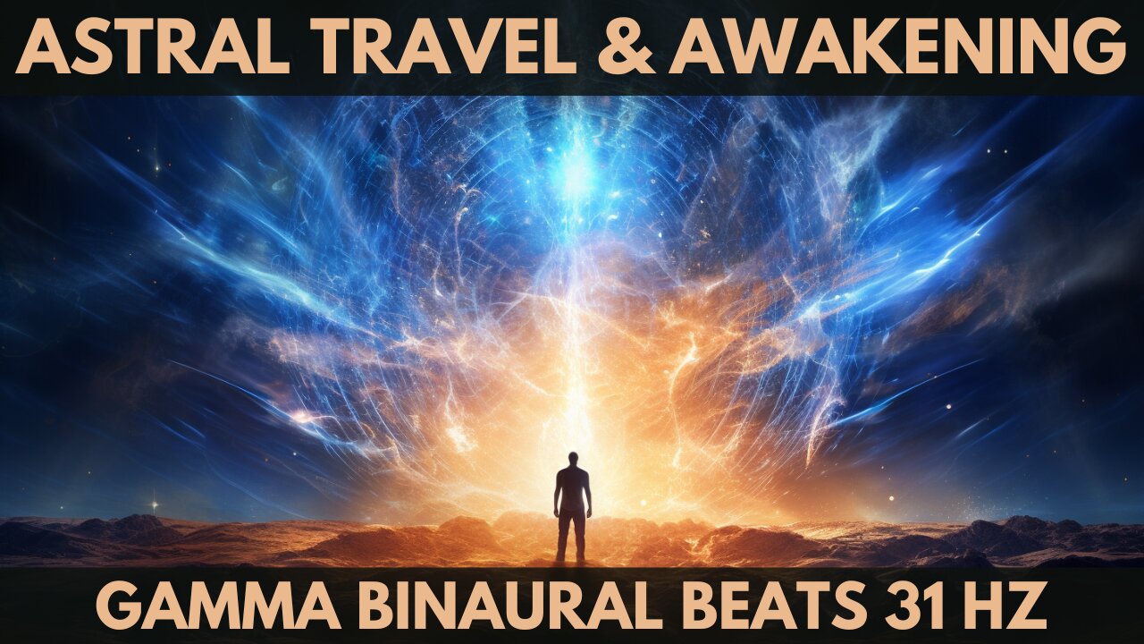 1 Hour of Spiritual Relaxing Music for astral travel and awakening, Gamma Binaural Beats 31 Hz