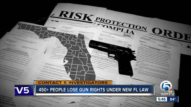 450+ people lose gun rights under new Florida law