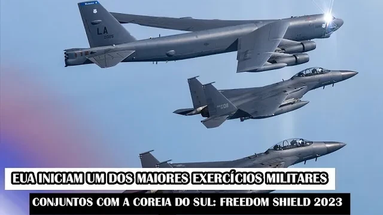 EUA Iniciam Um Dos Maiores Exercícios Militares Conjuntos Com A Coreia Do Sul: Freedom Shield 2023