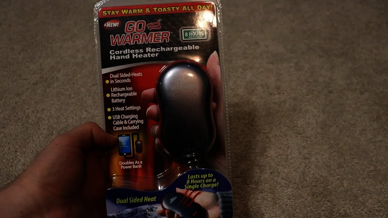 Go Warmer electric hand warmer review