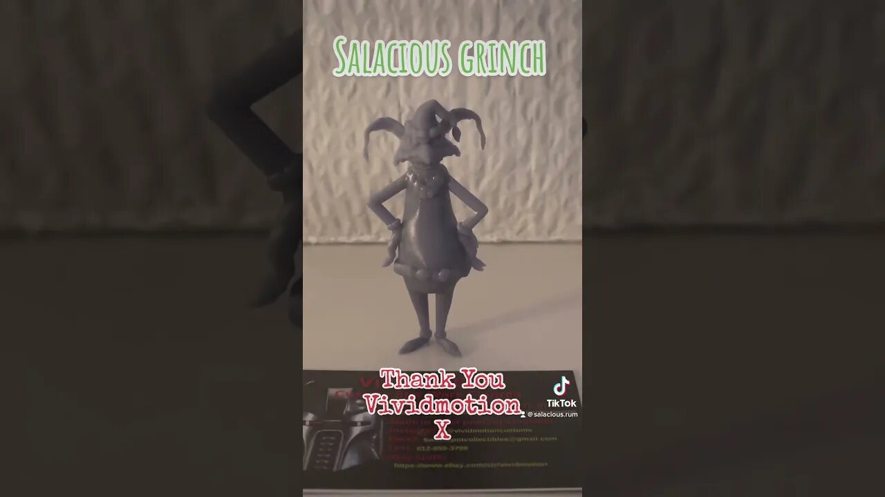 SALACIOUS GRINCH - thanks to Vividmotion #3dprinting #3d #starwars #salaciouscrumb #monkeylizard