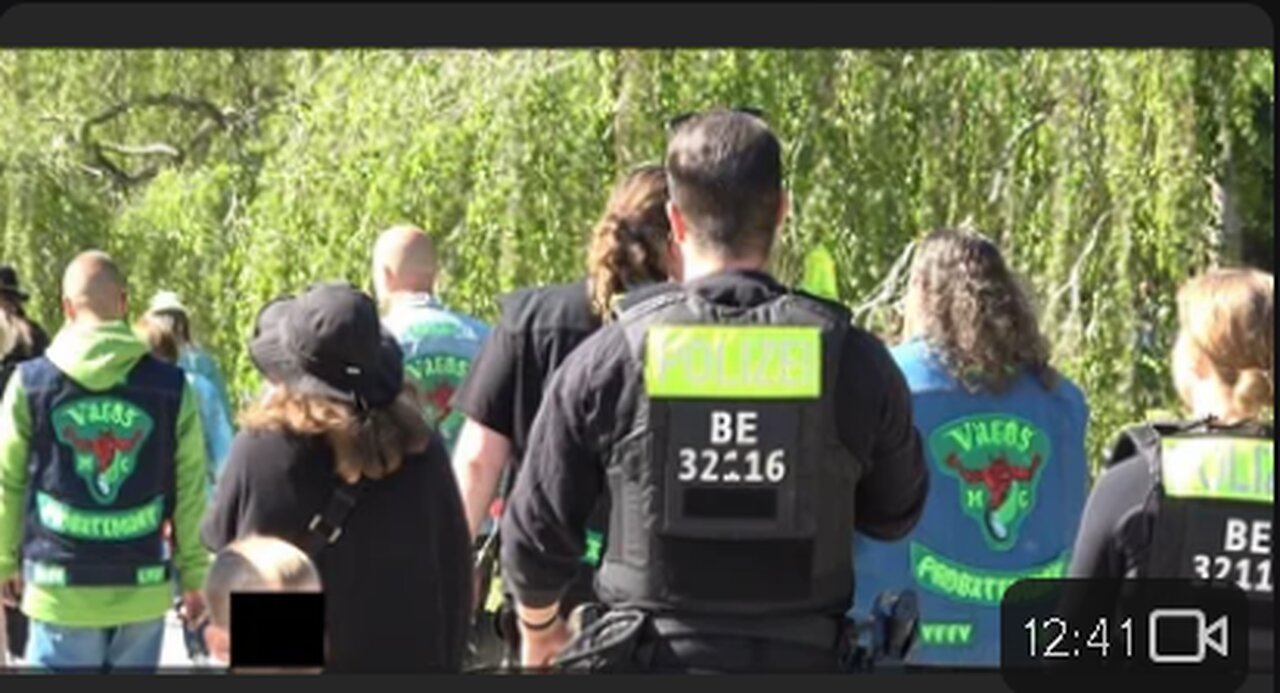 Satanischer USA Vagos Motorcycle Club am Tag des Sieges Berlin 9. Mai 2024 gesichtet!