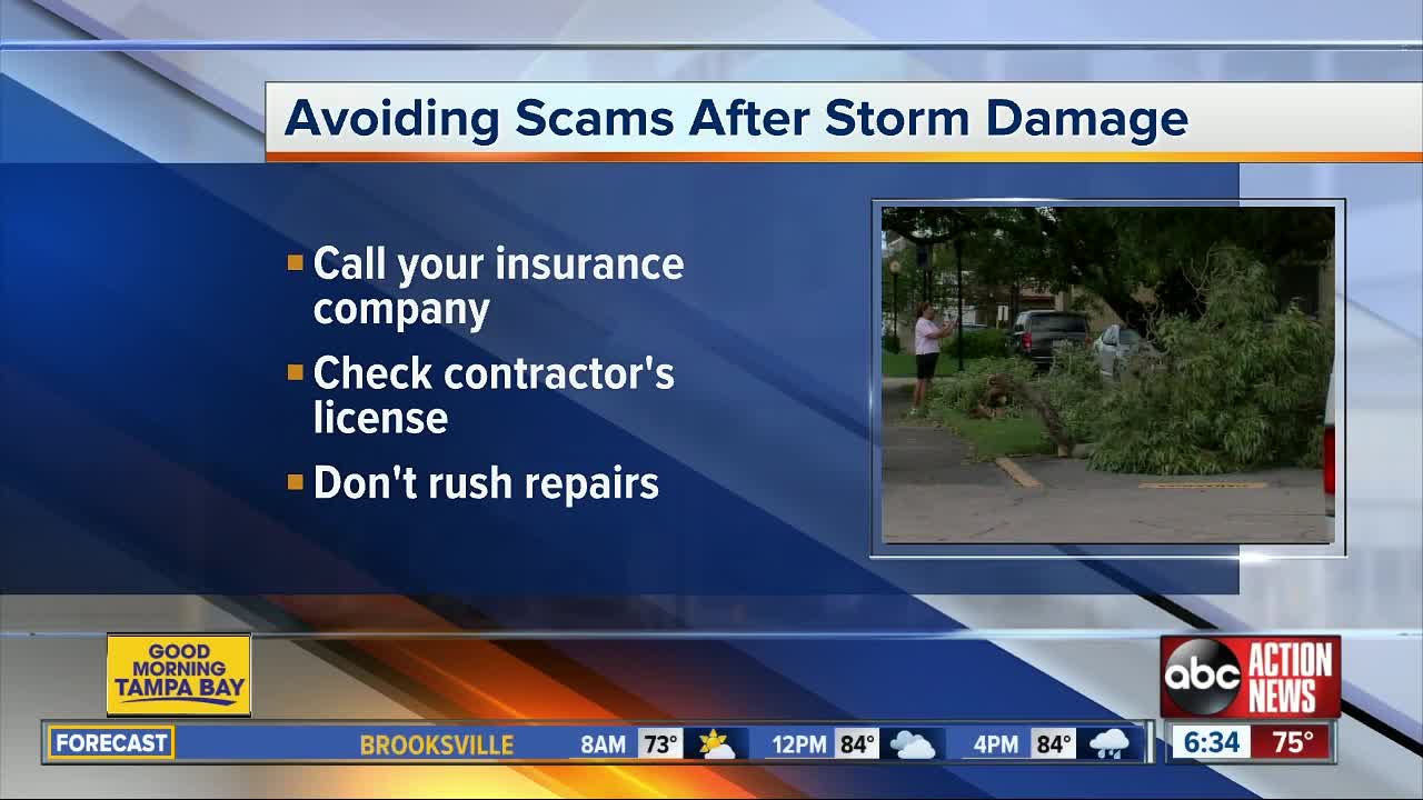 How to avoid contractor scams after a storm