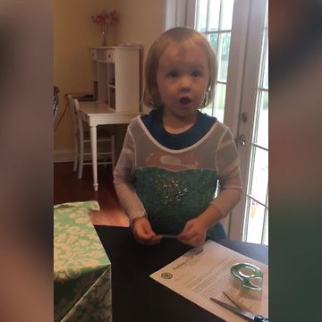 Little Girl Thinks “Shut Up” Is A Bad Word