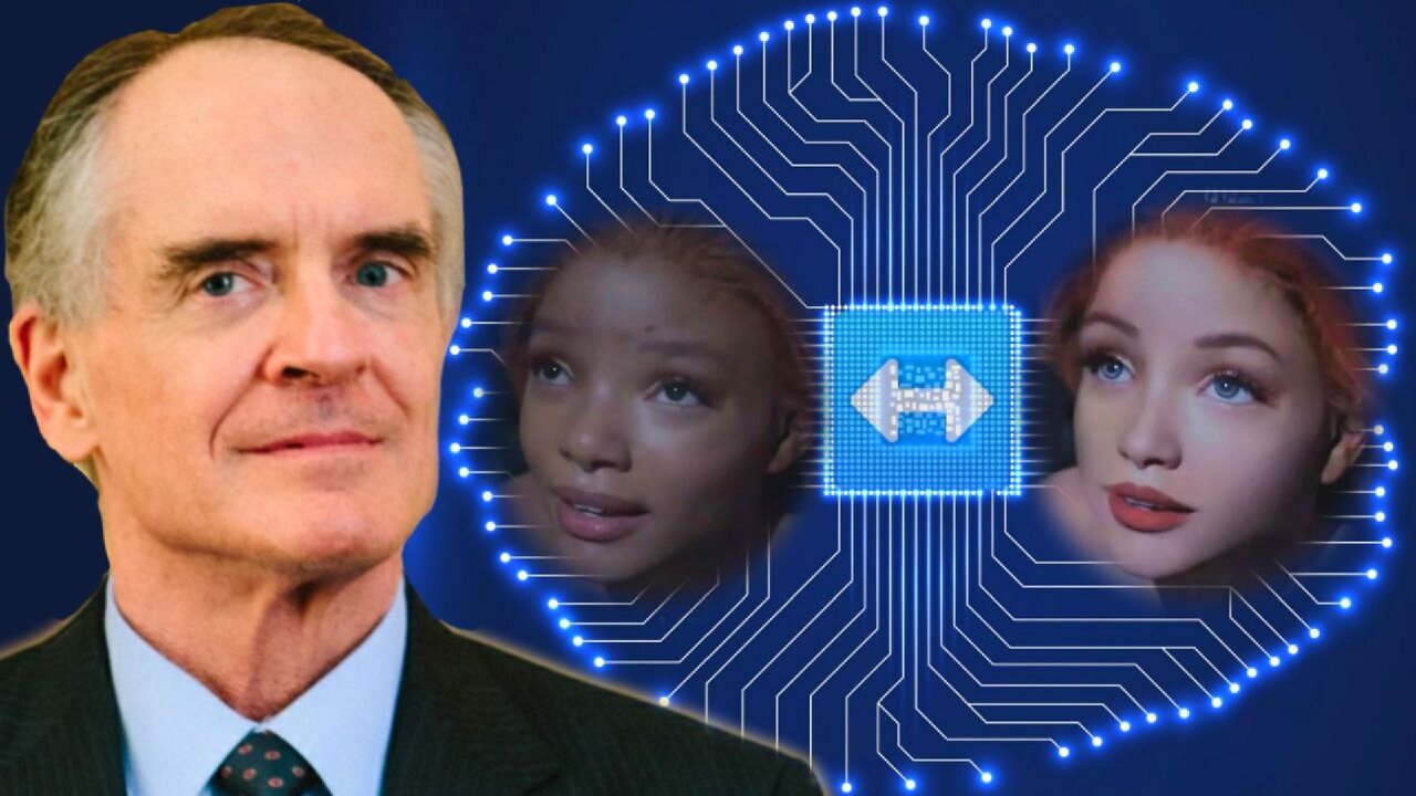 Jared Taylor || A.I. Whitewashes Black Little Mermaid Movie