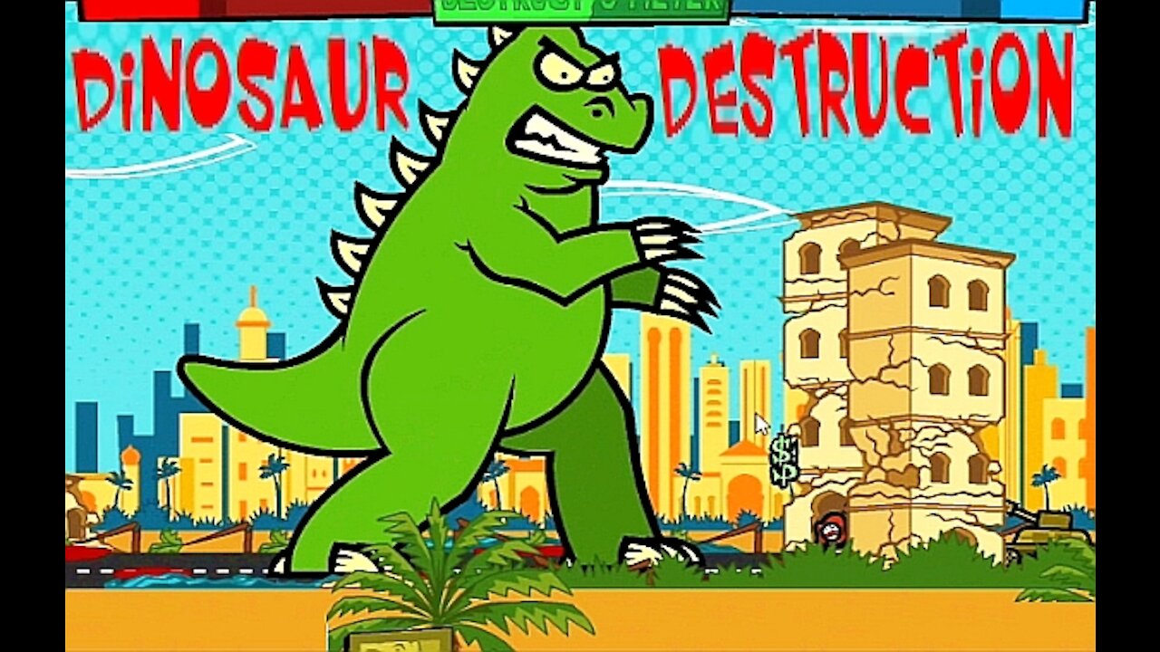 Dinosaur Destruction Online Game Video Capture for Kids