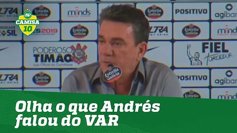 OLHA o que ANDRÉS falou do VAR após Corinthians x Cruzeiro!