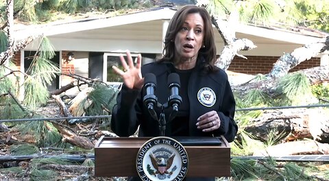 THE NUMBER IS … Kamala to reporter over Helene damage update