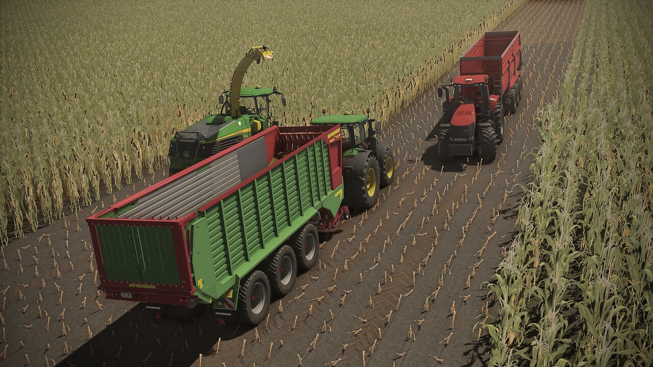Farming Simulator John Deere 9700, 8400 R, Case Magnum, NH T7, Man TGS | Elmcreek | Engine Sound