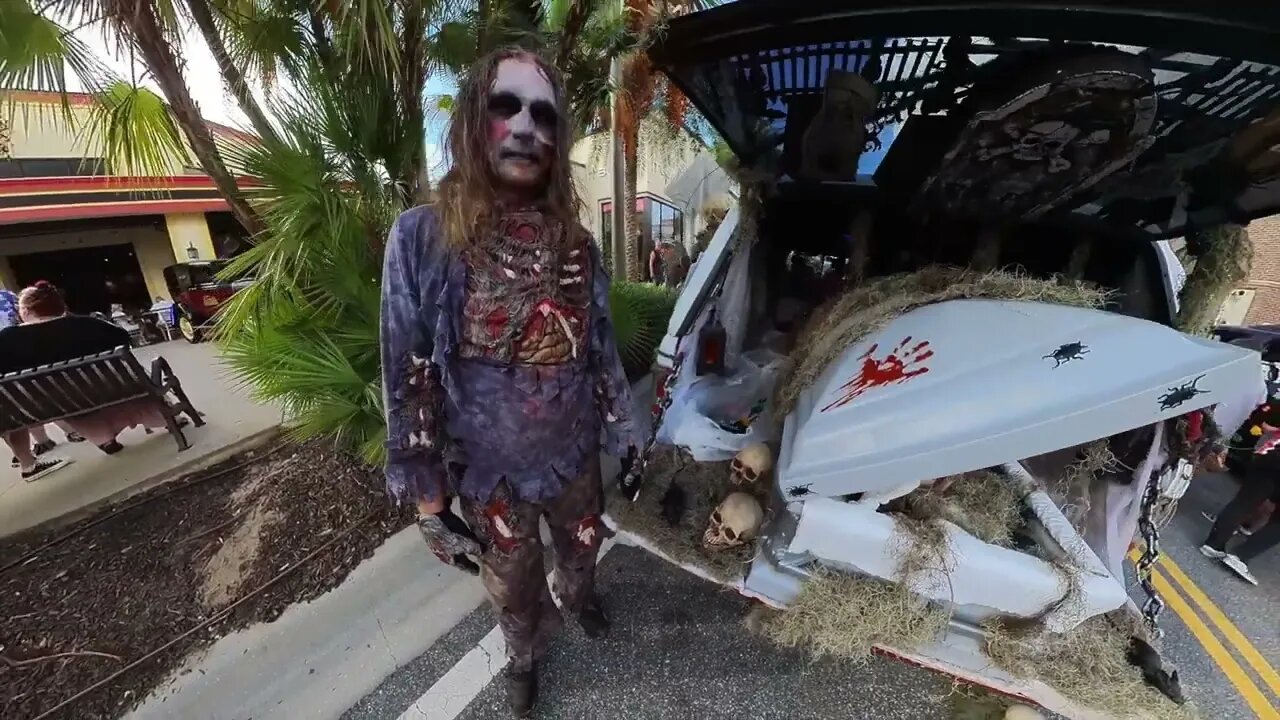 Horrifying Pickup - Promenade at Sunset Walk - Kissimmee, Florida #halloween #carshow #insta360