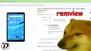 Lenovo Tab M8 FHD Tablet Review