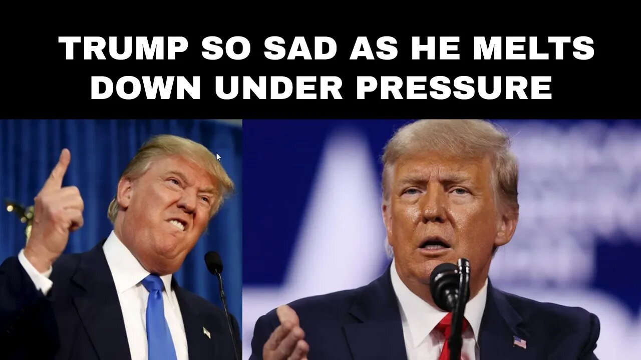 Trump so sad !!! | Trump News