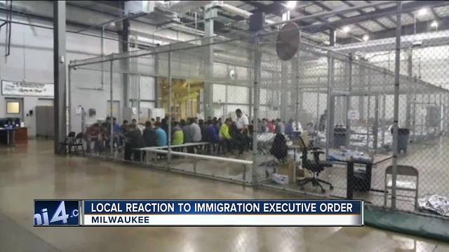 Local immigrant rights group reacts to President Trump's executive order