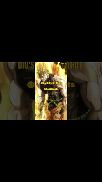 RaeReacts on YT: WHY DIO CANNOT LOSE #shorts