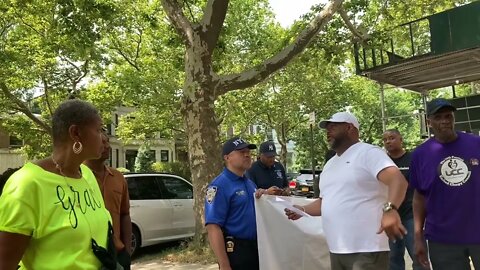 The Community Peace Prayer And Prayer Walk hosted by @NYPD77Pct @77thpctcouncil 7/9/2022 @