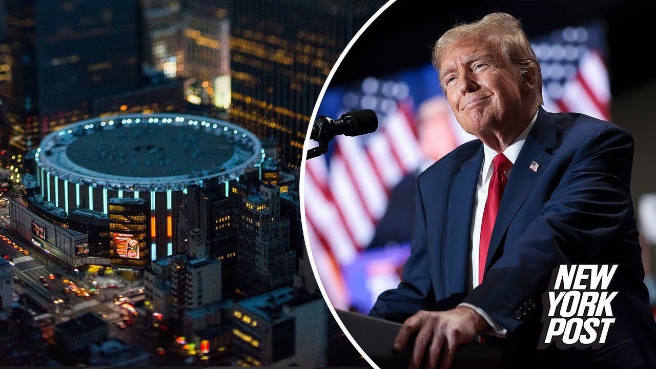 MASSIVE Crowds Arrive for President Trump's Rally at Madison Square Garden, New York City (10/27/24)