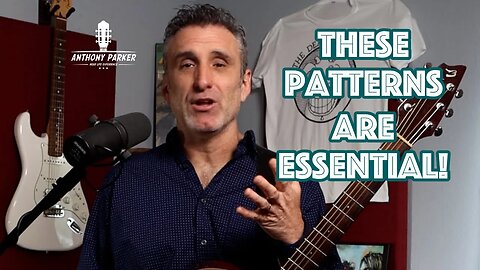 The 4 most important Guitar strum patterns in Rock & Roll (Guitar Lesson with chord charts)