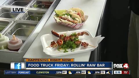 Rollin' Raw Bar food truck 8:15AM